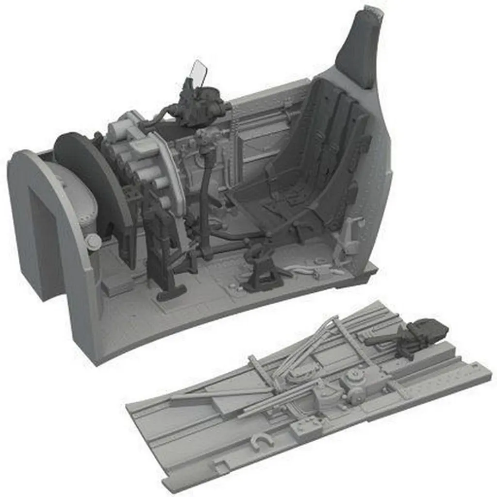 1/48 Scale Model Kit - Grade Up Parts / Curtiss P-40 Warhawk