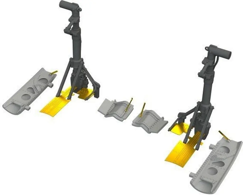 1/48 Scale Model Kit - Grade Up Parts / Curtiss P-40 Warhawk