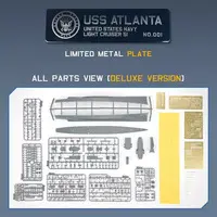 1/350 Scale Model Kit - Light cruiser / USS Atlanta