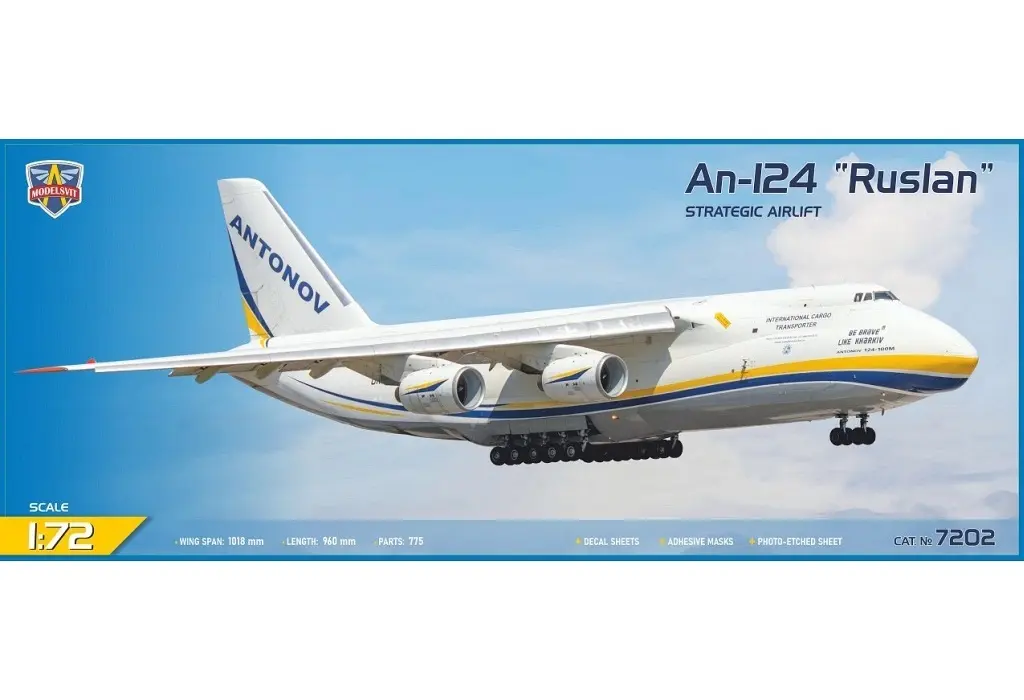1/72 Scale Model Kit - Military transport aircraft / Antonov An-124 Ruslan