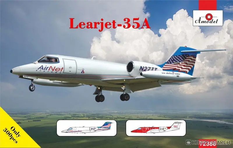 1/72 Scale Model Kit - Airliner / Learjet 35