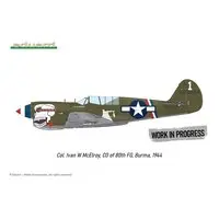 1/48 Scale Model Kit - Detail-Up Parts / Curtiss P-40 Warhawk