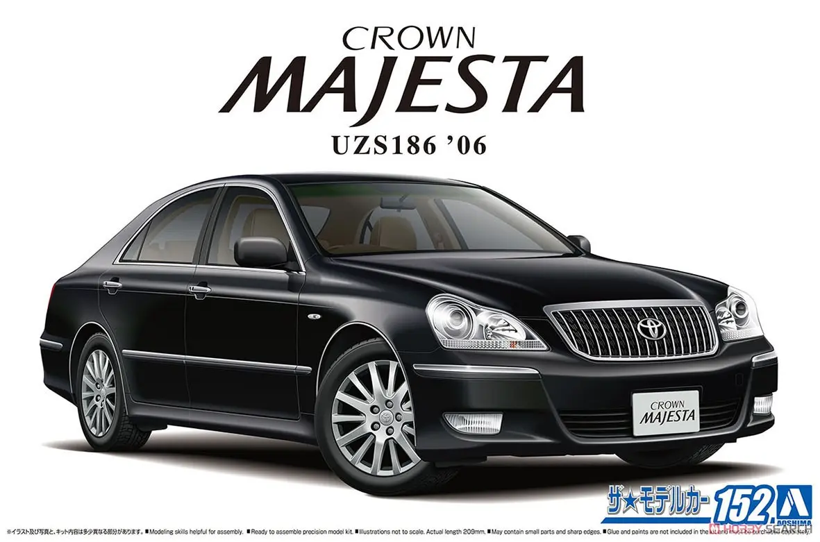 1/24 Scale Model Kit - The Model Car - Vehicle / CROWN MAJESTA