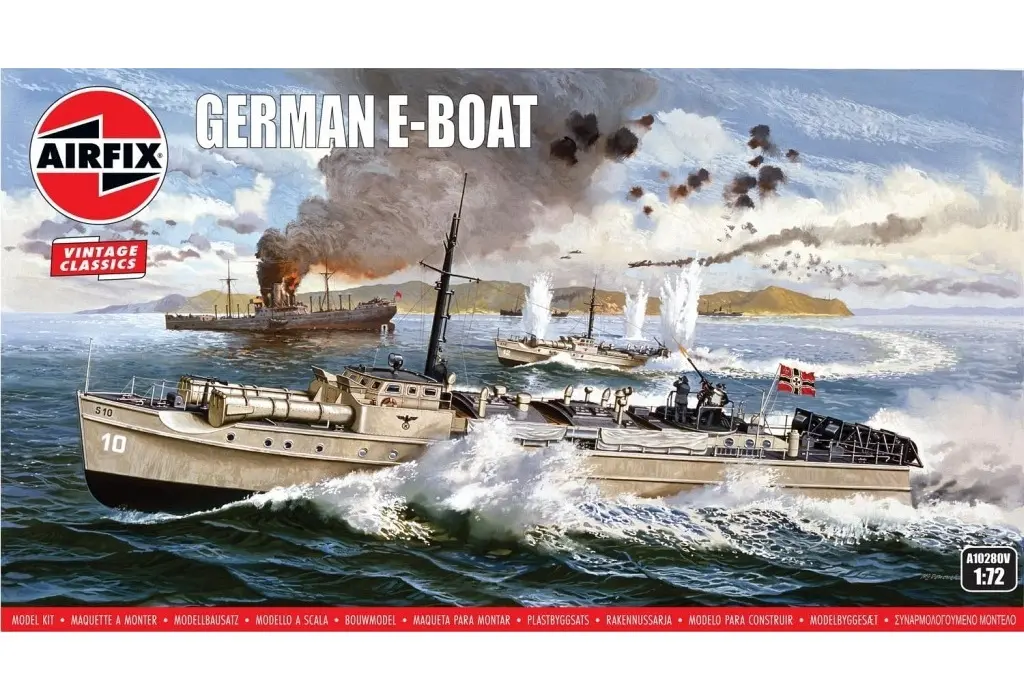 1/72 Scale Model Kit - Fast attack craft / E-boat (Schnellboot)