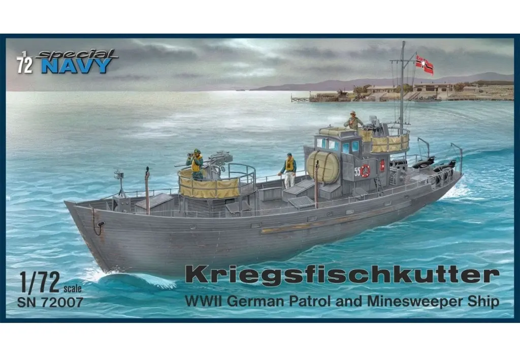 1/72 Scale Model Kit - Kriegsfischkutter