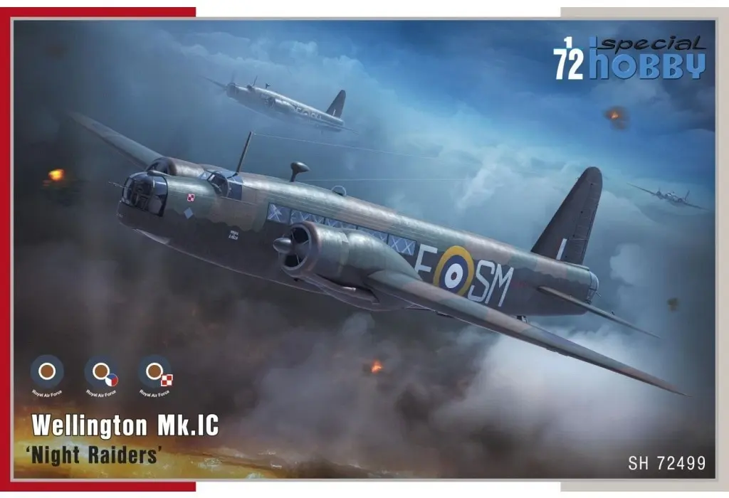 1/72 Scale Model Kit - Bomber / Vickers Wellington