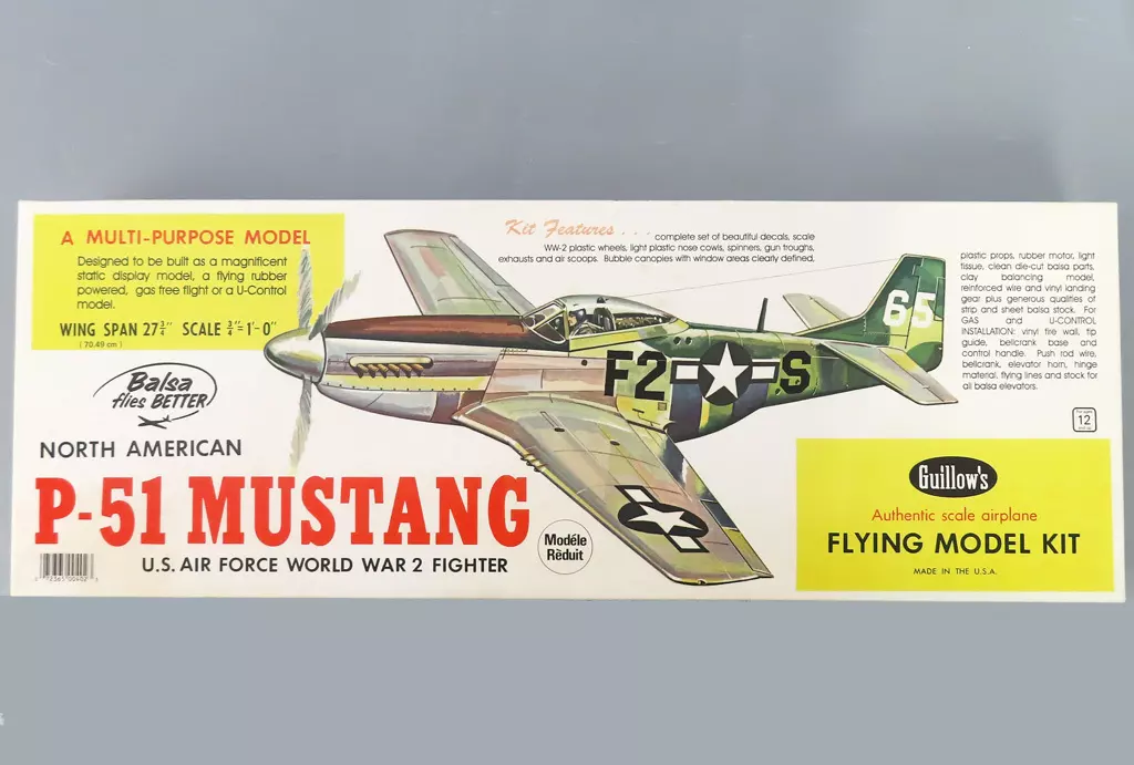 Wooden kits - Fighter aircraft model kits / North American P-51 Mustang