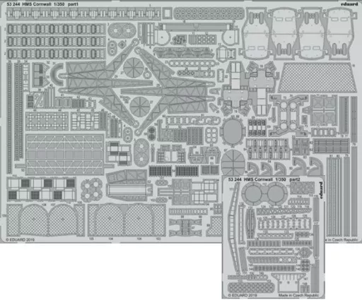 1/350 Scale Model Kit - Etching parts