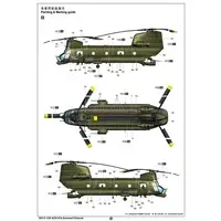 1/35 Scale Model Kit - Attack helicopter / CH-47