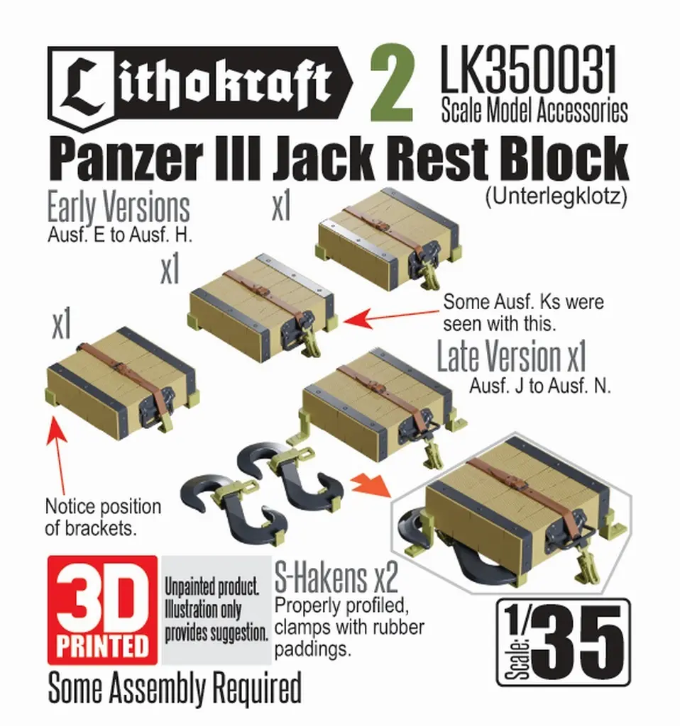 1/35 Scale Model Kit - Grade Up Parts