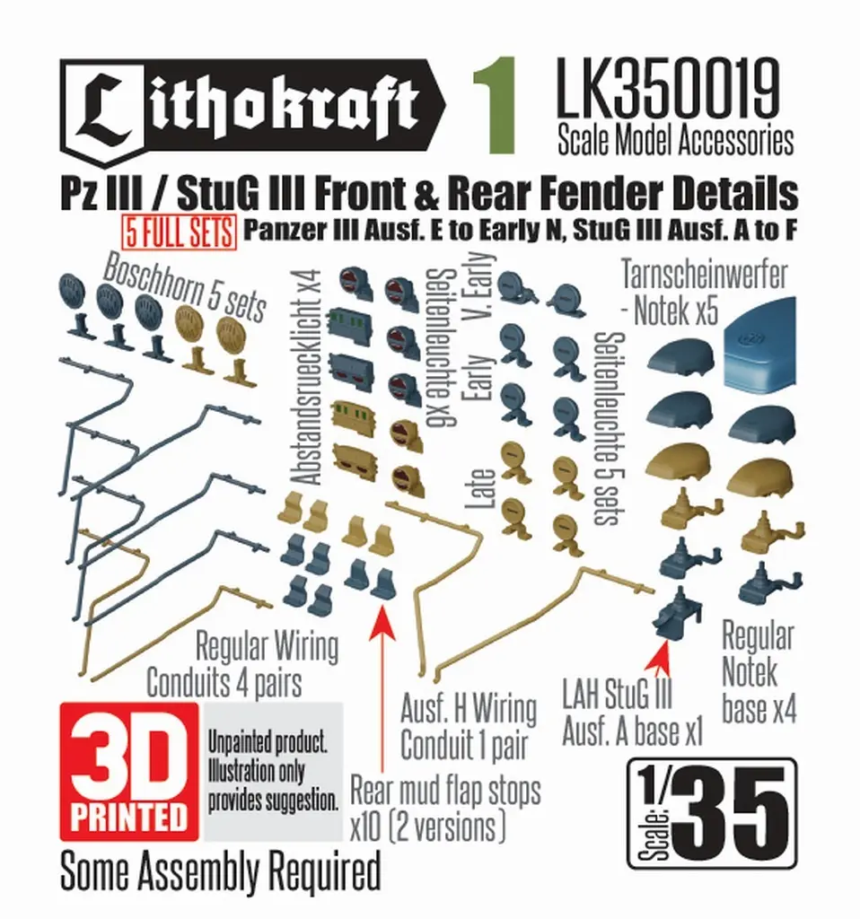 1/35 Scale Model Kit - Grade Up Parts