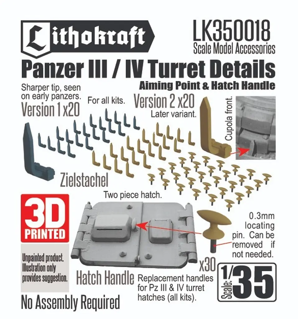 1/35 Scale Model Kit - Grade Up Parts