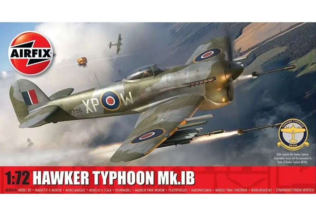 1/72 Scale Model Kit - Fighter aircraft model kits / Hawker Typhoon