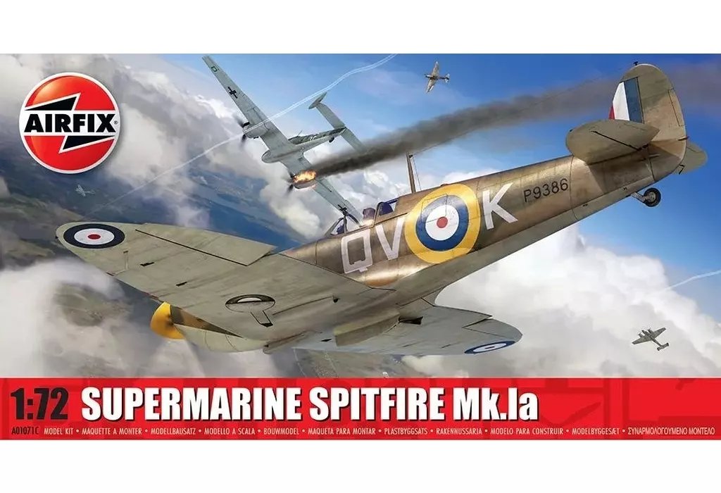1/72 Scale Model Kit - Fighter aircraft model kits / Supermarine Spitfire