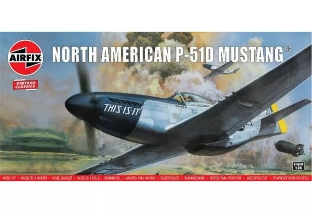 1/24 Scale Model Kit - Fighter aircraft model kits / North American P-51 Mustang