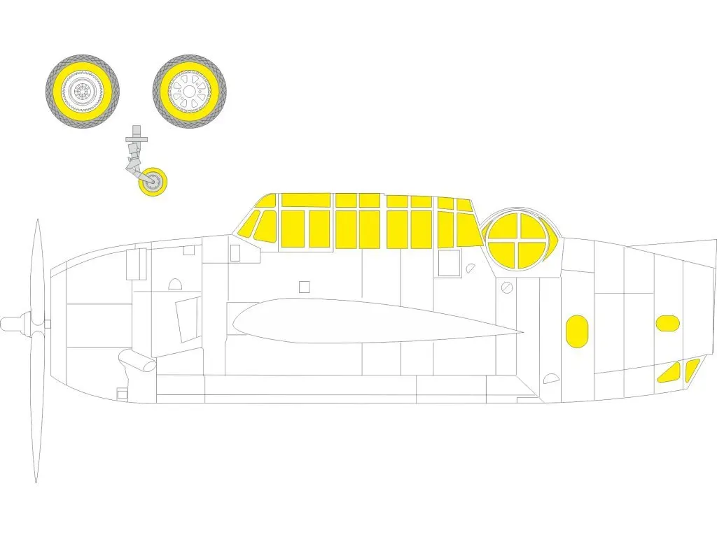 1/72 Scale Model Kit - Torpedo bomber / TBM-3 Avenger