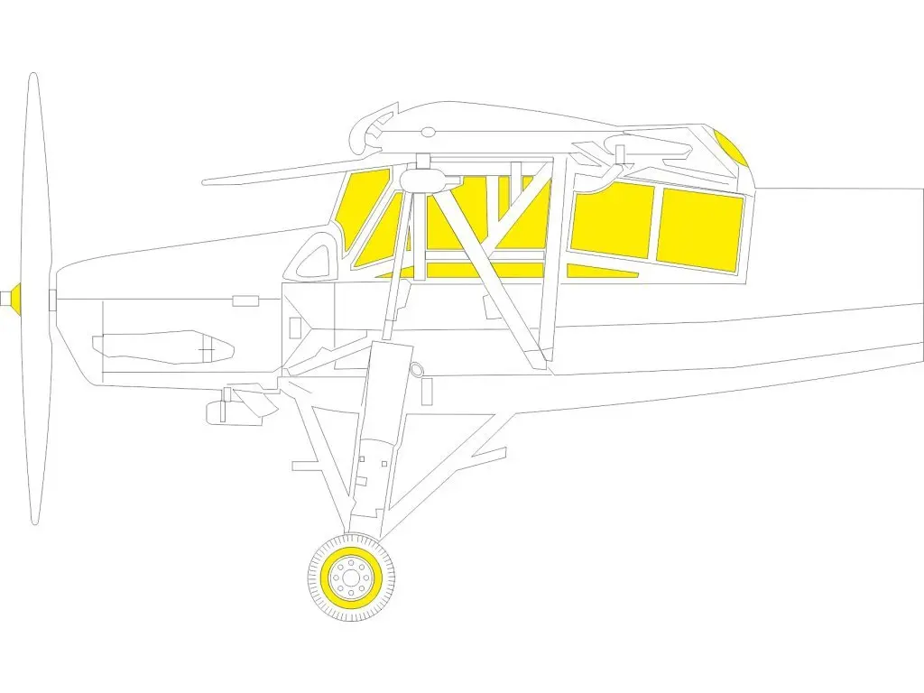 1/48 Scale Model Kit - Aircraft / Fieseler Fi 156 Storch