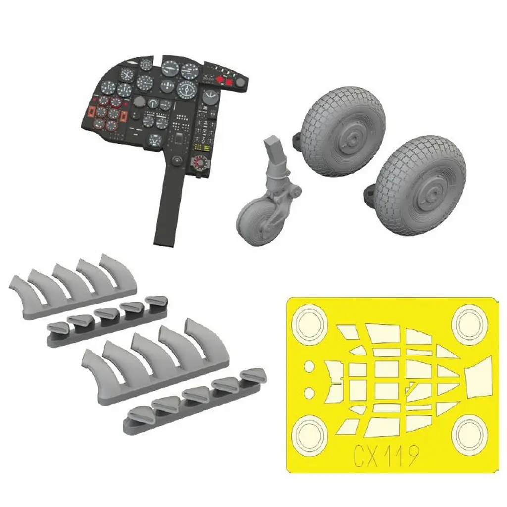 1/72 Scale Model Kit - Grade Up Parts / de Havilland Mosquito