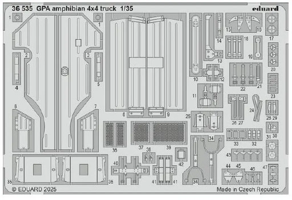1/35 Scale Model Kit - Etching parts