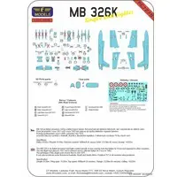 1/72 Scale Model Kit - Fighter aircraft model kits / Aermacchi MB-326