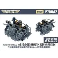 1/700 Scale Model Kit - Detail-Up Parts / Bofors 40mm gun