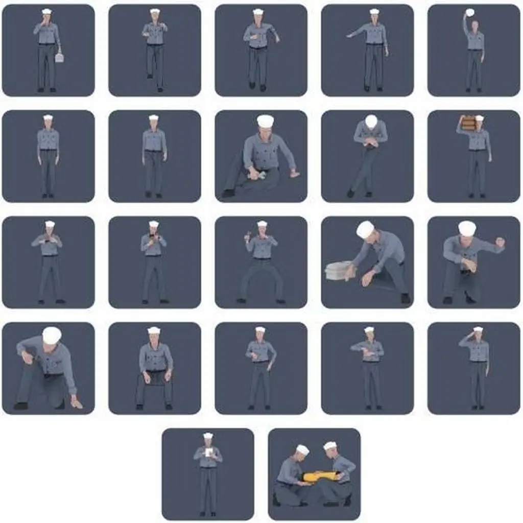 1/350 Scale Model Kit - Detail-Up Parts