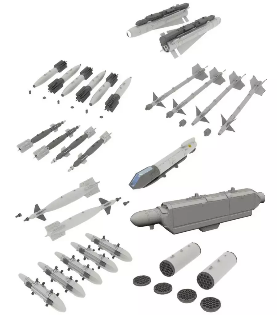 1/48 Scale Model Kit - Grade Up Parts
