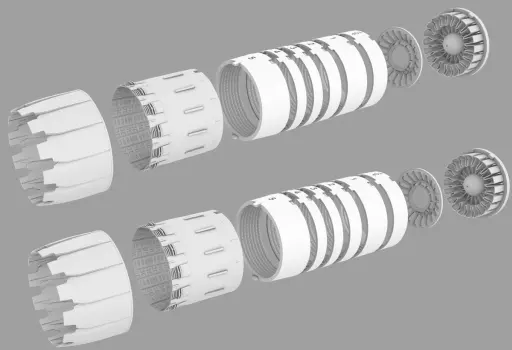 1/72 Scale Model Kit - Grade Up Parts / F-14