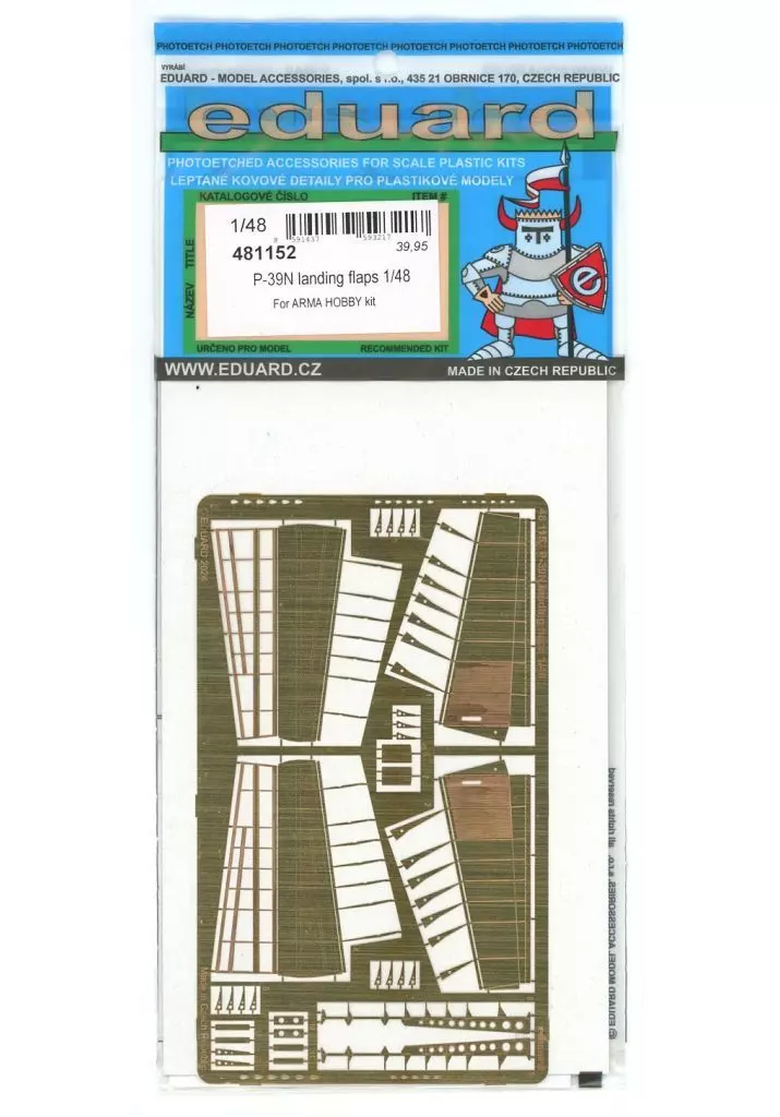 1/48 Scale Model Kit - Etching parts / P-39 Airacobra