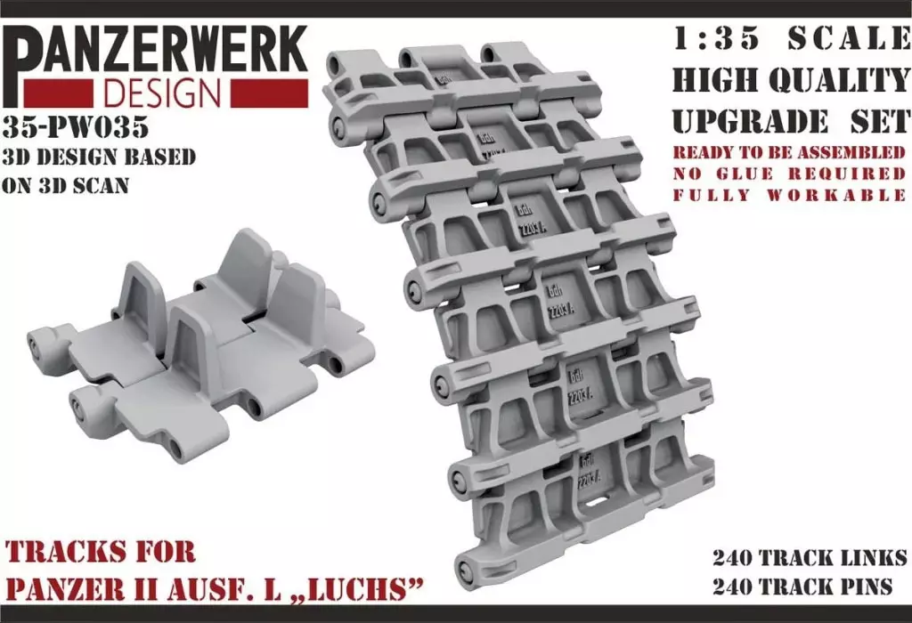 1/35 Scale Model Kit - Grade Up Parts / Luchs