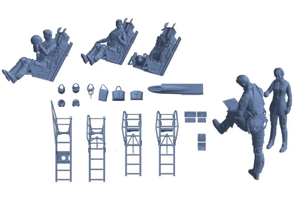 1/72 Scale Model Kit - Grade Up Parts
