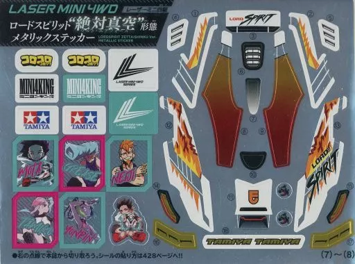 Plastic Model Parts - Plastic Model Kit - Mini 4WD Parts / Load Spirit