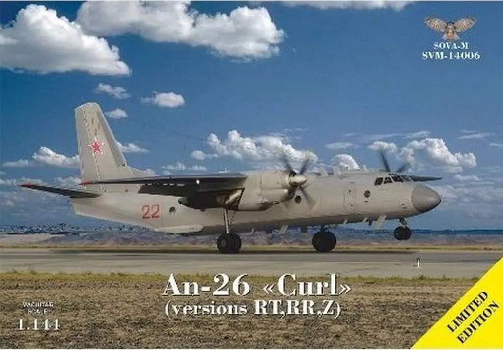 1/144 Scale Model Kit - Reconnaissance aircraft / Antonov An-26