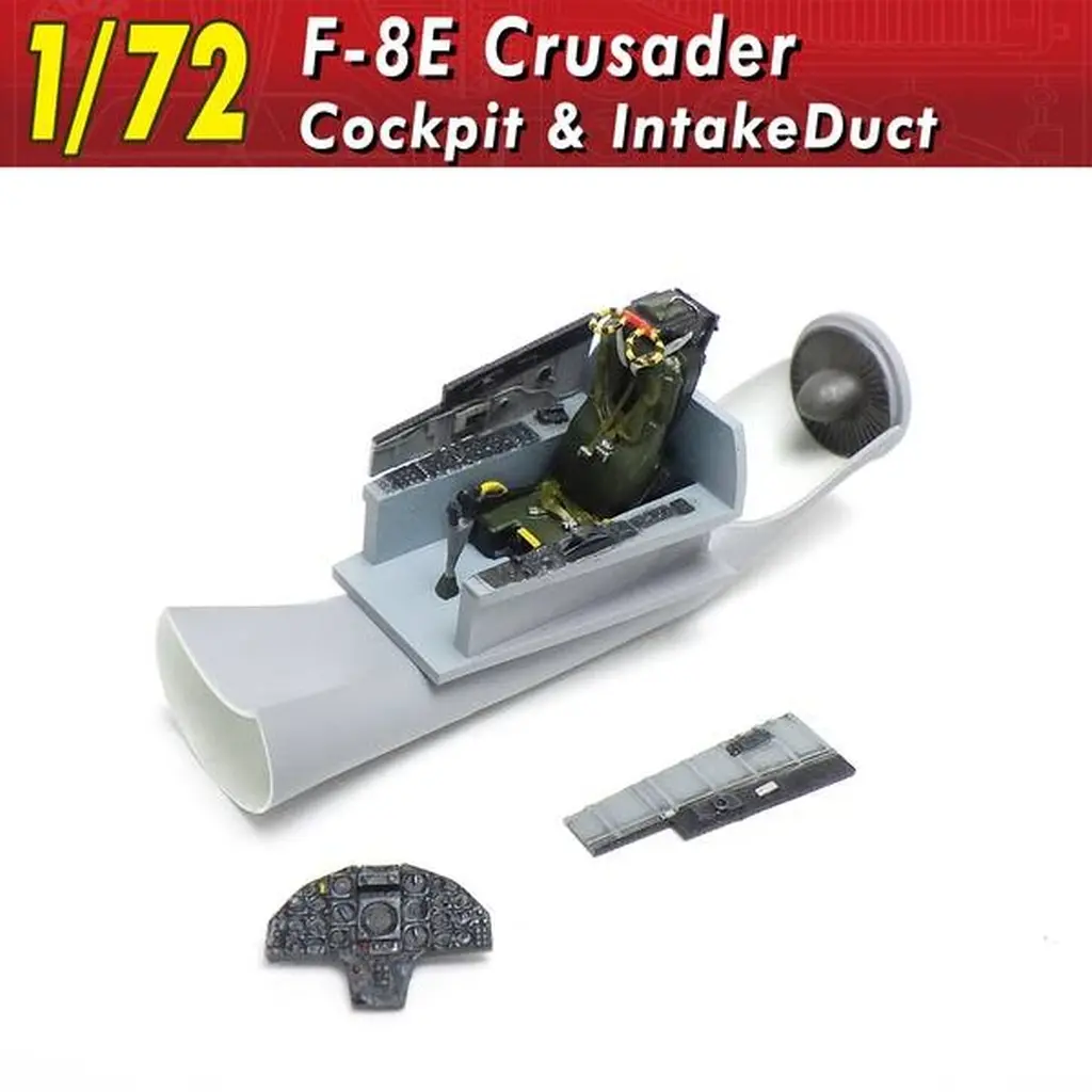 1/72 Scale Model Kit - Grade Up Parts / F-8E Crusader