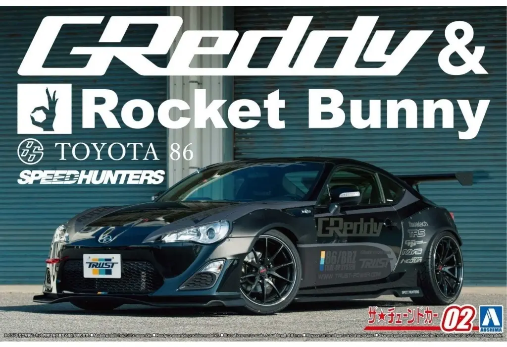 1/24 ZN6 TOYOTA 86 '12 GREDDY&ROCKET BUNNY VOLK RACING Ver. (TOYOTA) Model Kit