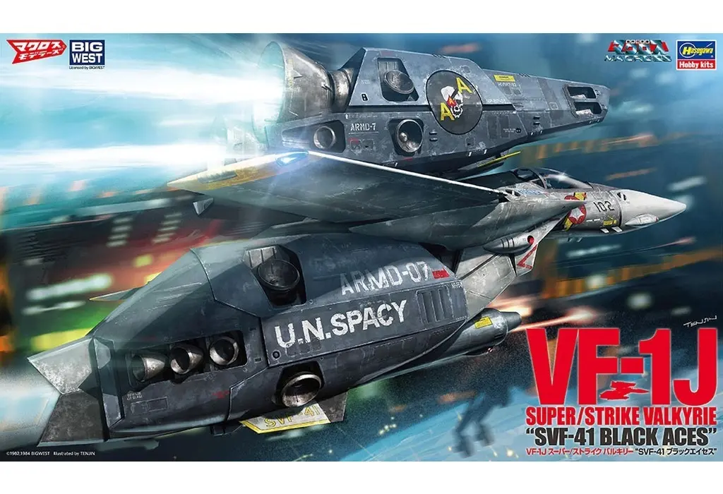 1/48 Scale Model Kit - MACROSS series / SVF-41 Black Aces