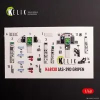 1/48 Scale Model Kit - Detail-Up Parts / Saab JAS 39 Gripen