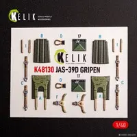 1/48 Scale Model Kit - Detail-Up Parts / Saab JAS 39 Gripen