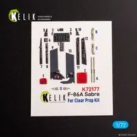 1/72 Scale Model Kit - Detail-Up Parts / North American F-86 Sabre