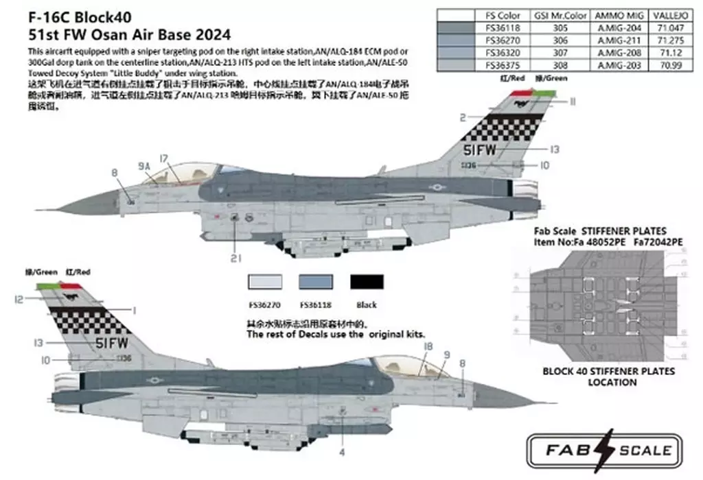1/48 Scale Model Kit - Fighter aircraft model kits / F-16 Fighting Falcon