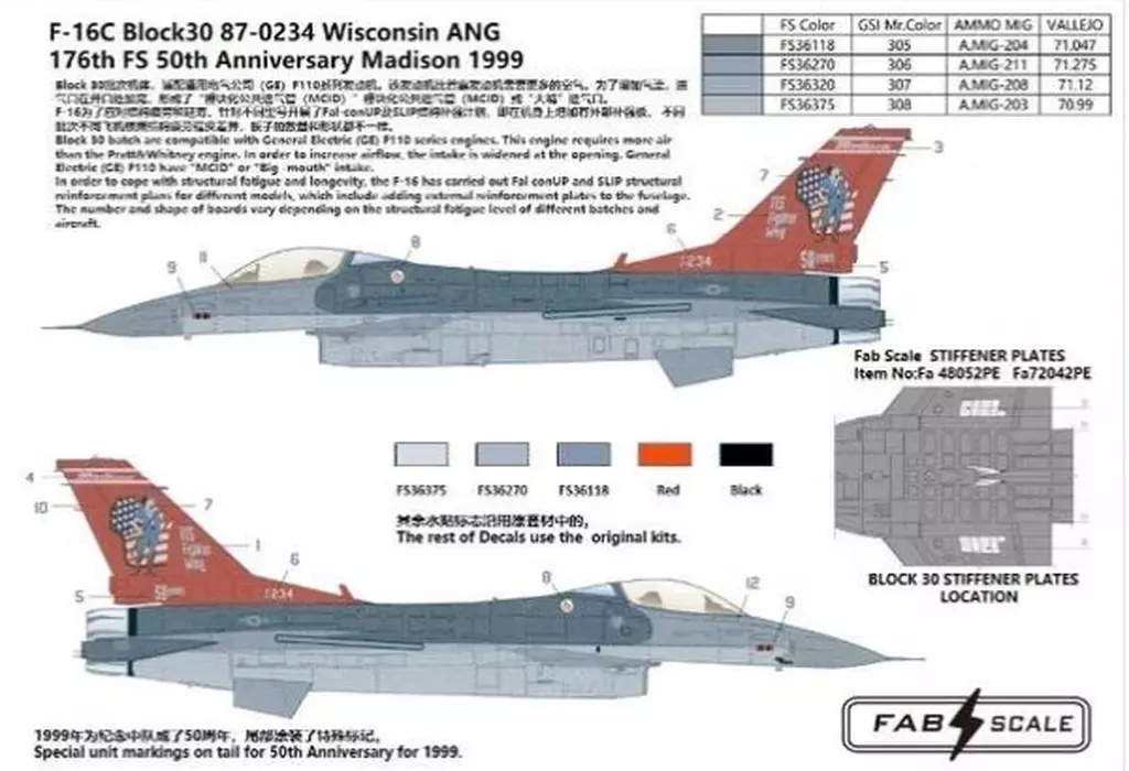 1/48 Scale Model Kit - Fighter aircraft model kits / F-16 Fighting Falcon