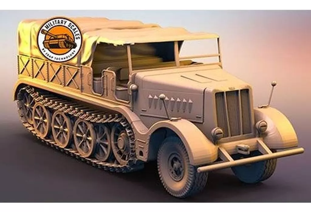 1/72 Scale Model Kit - Half-track