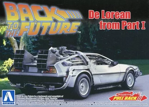 1/43 Pullback BACK TO THE FUTURE from PART I Timemachine Model Kit