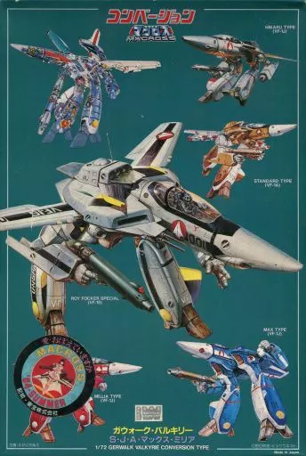 1/100 Scale Model Kit - Super Dimension Fortress Macross