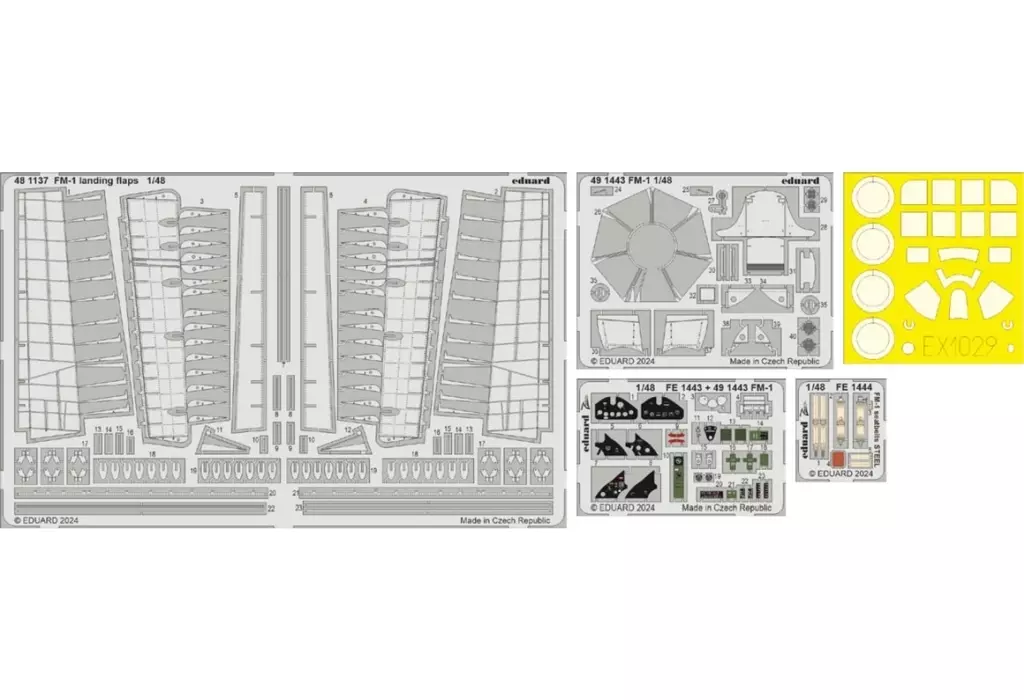 1/48 Scale Model Kit - Detail-Up Parts / Grumman F4F Wildcat