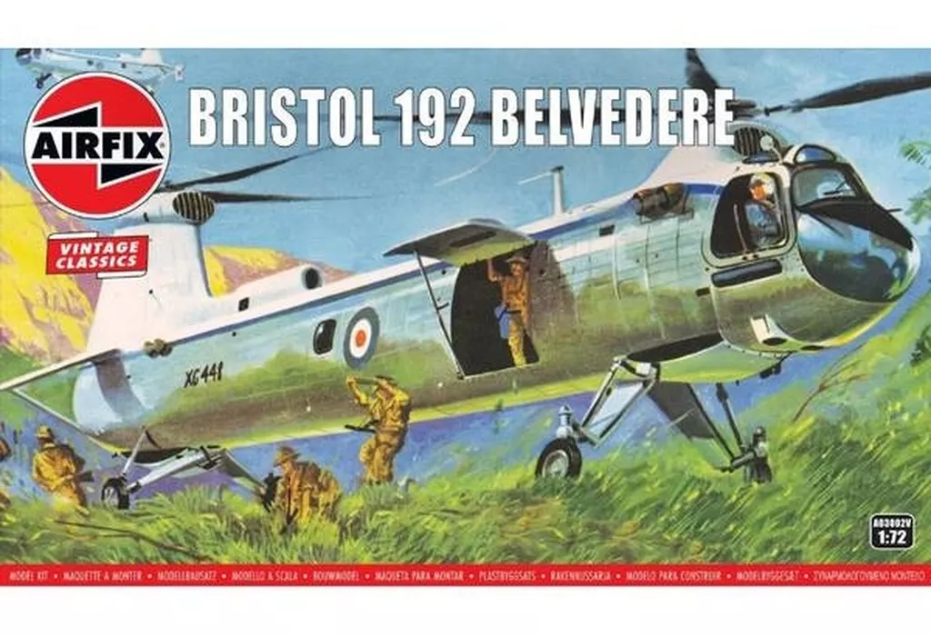 1/72 Scale Model Kit - Helicopter / Bristol Belvedere