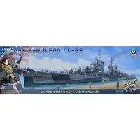 1/350 Scale Model Kit - Light cruiser / USS San Diego