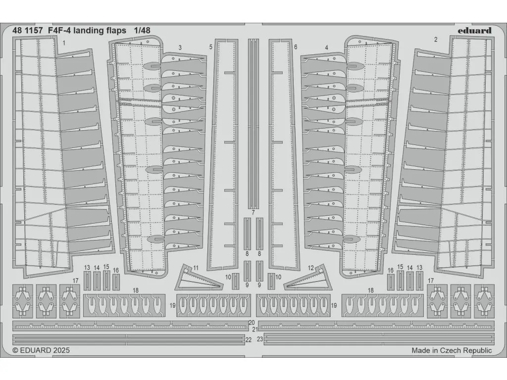 1/48 Scale Model Kit - Etching parts / Grumman F4F Wildcat