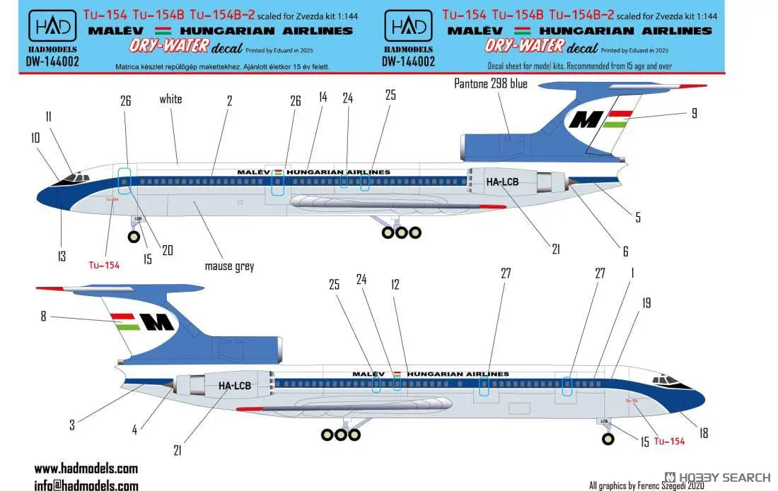 1/144 Scale Model Kit - Detail-Up Parts