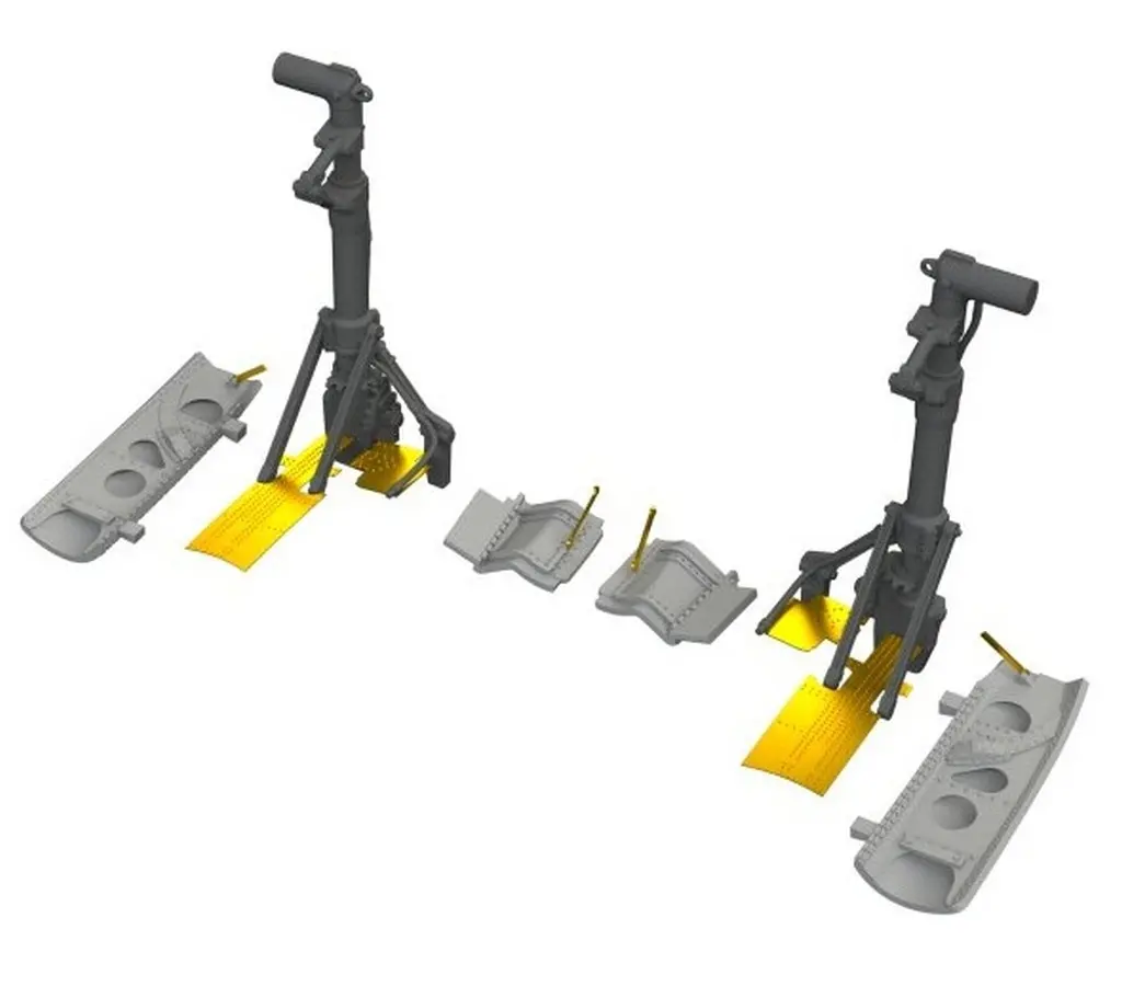 1/48 Scale Model Kit - Detail-Up Parts / Curtiss P-40 Warhawk